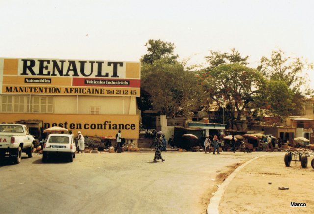 La cité Mermoz à Dakar en 1987